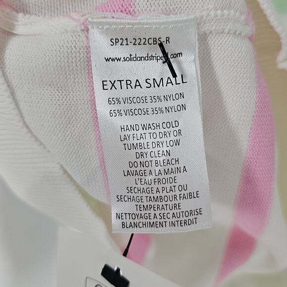 Solid & Striped Colorblock Striped Mackenzie Pullover XS - Picture 12 of 13